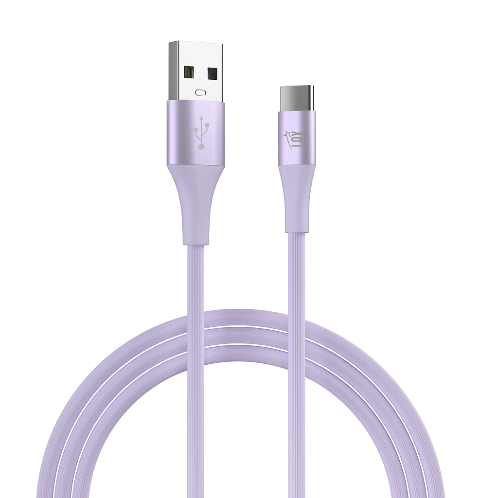 LAX Linear USB-C Cable - 10 Feet - Lavender
