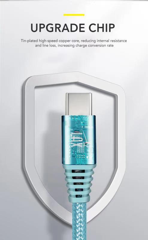 USB Type C Braided Nylon Cable - 6 Feet