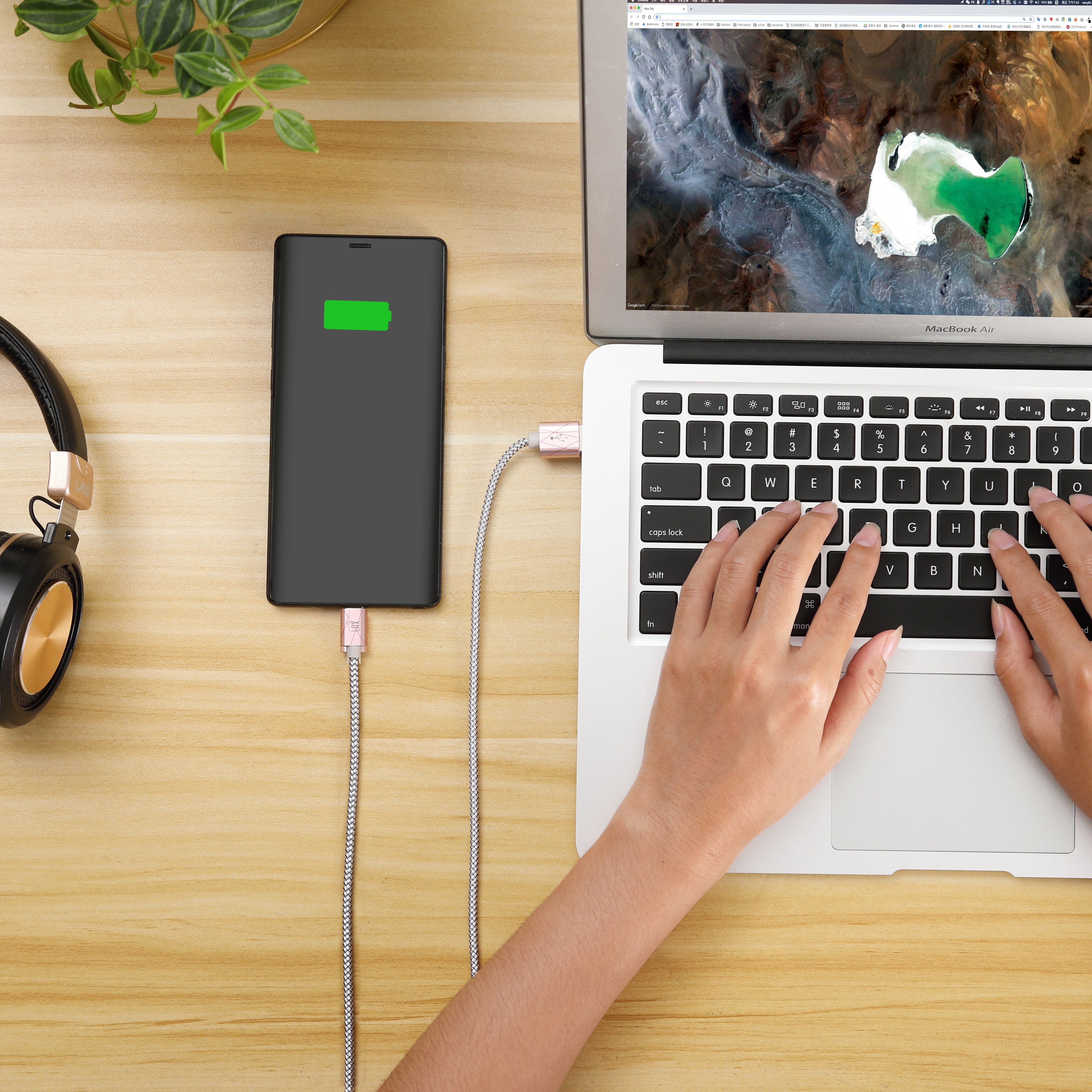 LAX USB-C to USB-A- 6FT Android Charging Cable