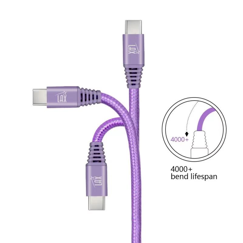 USB Type C Braided Nylon Cable - 6 Feet