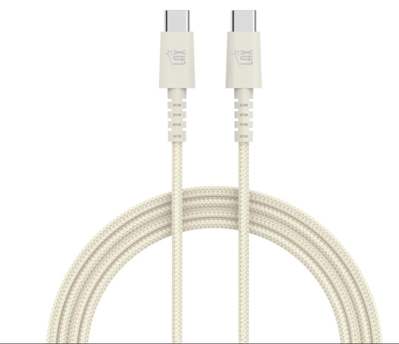 USB-C to USB-C _ Cream - 6 feet