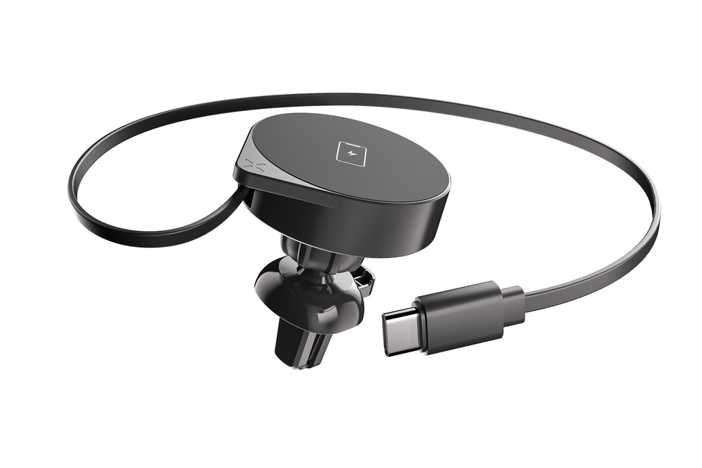 4-in-1 MagSafe Car Charger Mount + Retractable USB-C