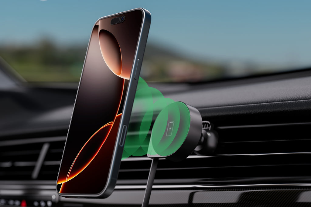 4-in-1 MagSafe Car Charger Mount + Retractable USB-C