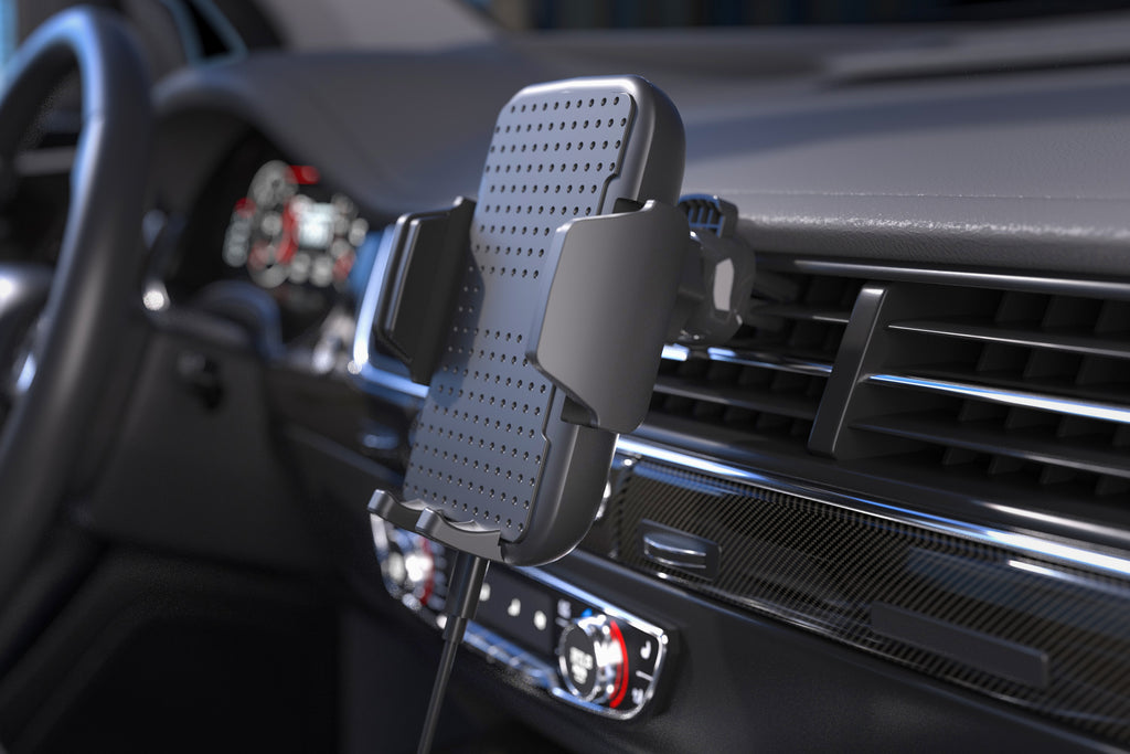 Wireless Charging Vent Mount with 20W Car Charger and USB-C to USB-C Cable