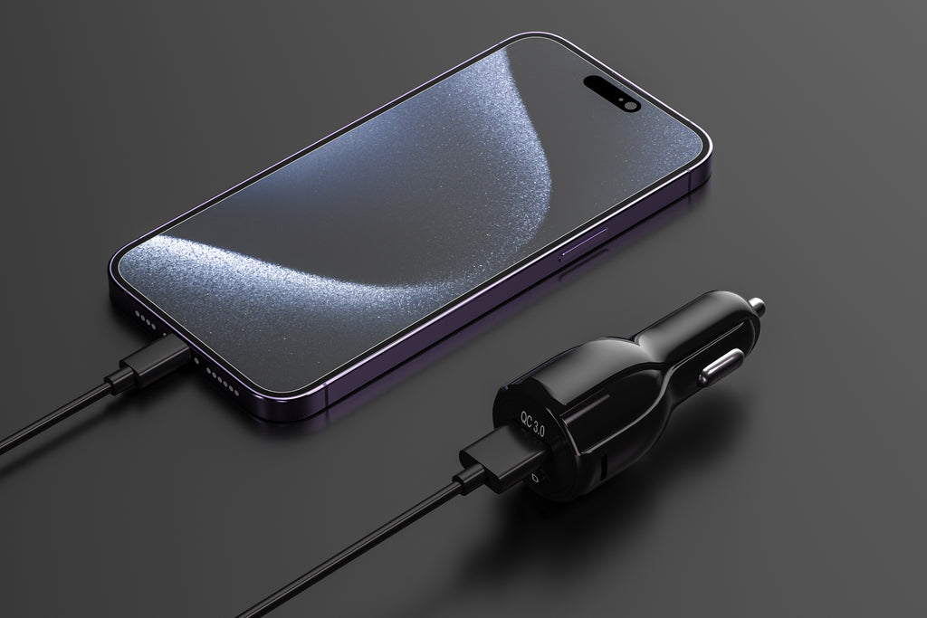 Wireless Charging Vent Mount with 20W Car Charger and USB-C to USB-C Cable