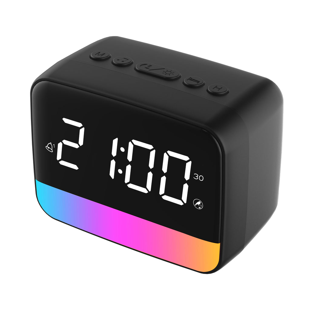 LED Alarm Clock with Wireless Audio & White Noise