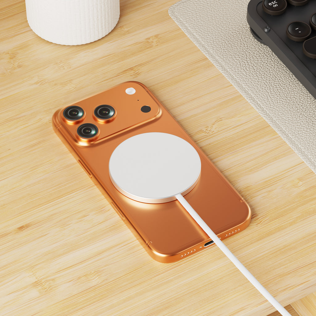 LAX Qi2.2 Magnetic Wireless Charger 25W Fast Charging Pad with Braided USB-C Cable, MagSafe Compatible for iPhone 16/15/14/13/12, Samsung Galaxy S25 Series, Google Pixel 9/10 & Qi2 Devices