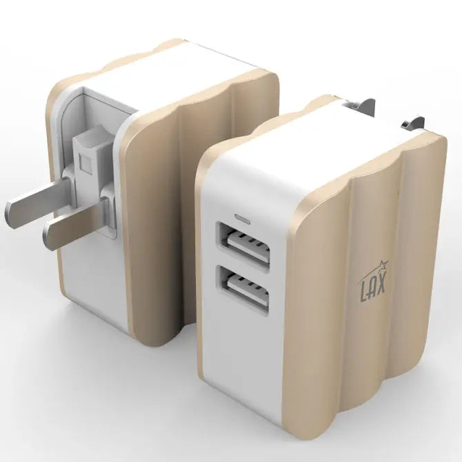 LAX Dual USB 3.4A Wall Charger