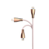 Apple MFi Certified Rose Gold Connectors 4ft Lightning Cable