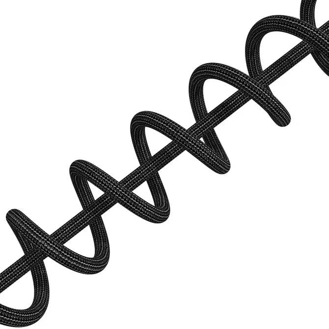 Apple MFi Certified Braided Nylon USB Cable 12FT - Black