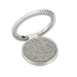LAX Sparkle Ring Holder Kick-Stand - Silver