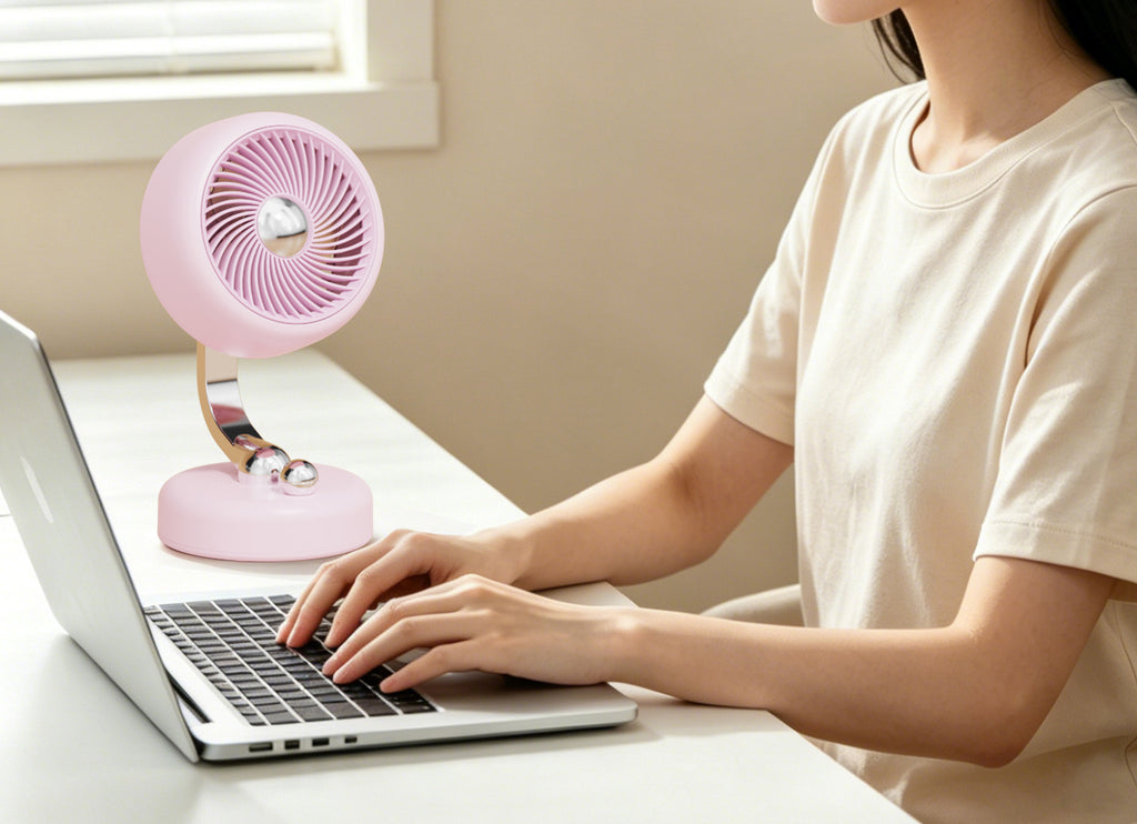 Orbit Variable Speed Classic Desk Fan | Handheld Fan