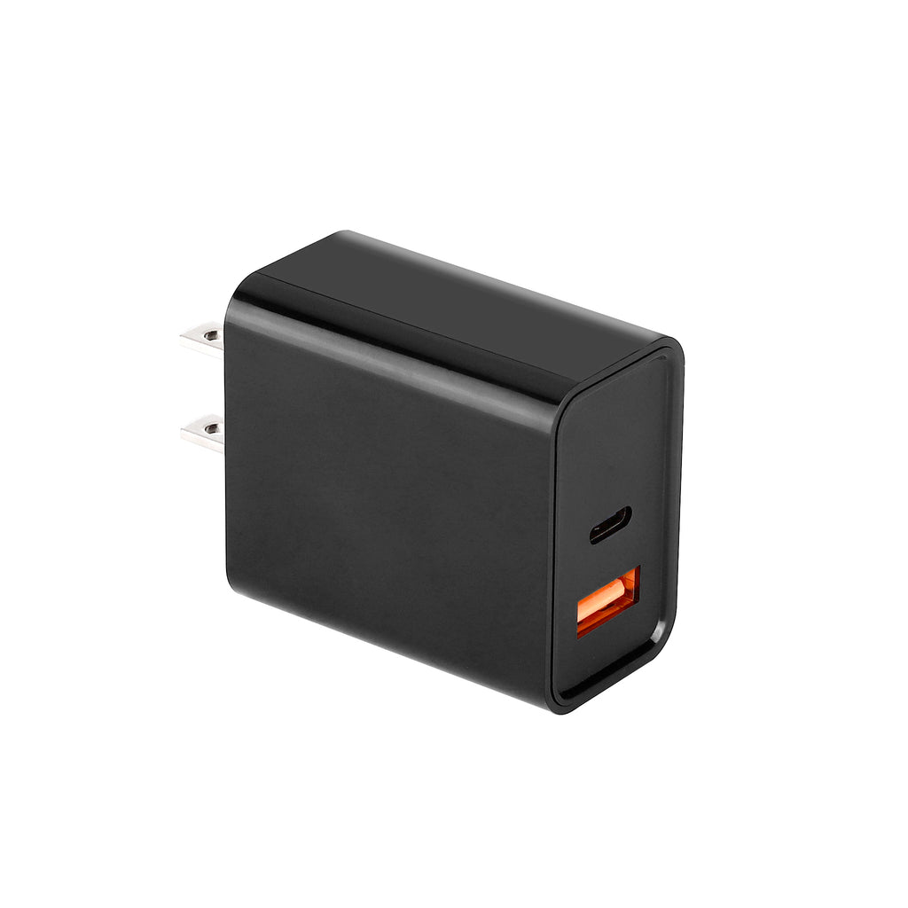 Bundle 2-Port 20W USB-C Wall Charger with USB-C to Iphone Cable