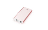 LAX Pro 16800 Portable Charger Battery Backup 4 High Speed Charging USB Ports (Black)