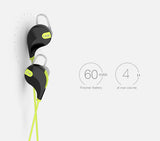 Laud Sports Sweatproof In-Ear Bluetooth Headphones EX7 with SecureHooks and Mic