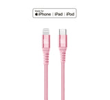 LAX USB C to Lightning Cable - 4 FT [Apple MFi Certified] Fast Charging Braided Sync Cord, Compatible with iOS Devices iPhone 11/11 Pro/11 Pro Max/XS Max/XS/XR/X/8 Plus/8, iPad & More