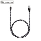Apple MFi Certified Braided Lightning to USB Cable (6ft) Ltd Ed Colors