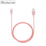 Apple MFi Certified Braided Lightning to USB Cable (6ft) Ltd Ed Colors
