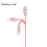Apple MFi Certified Braided Lightning to USB Cable (6ft) Ltd Ed Colors