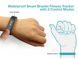 Smart Bracelet Bluetooth I5 Plus Waterproof Touch Screen Fitness Tracker Watch - Black