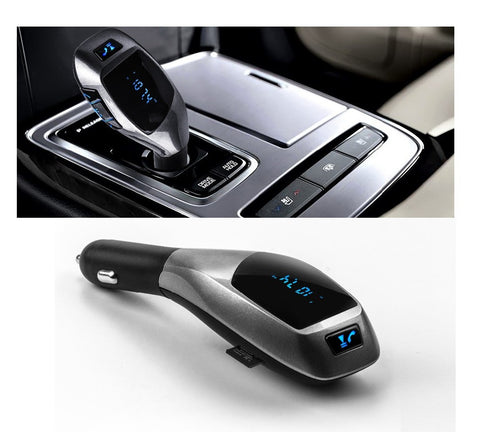 LAX Bluetooth FM transmitter Car Kit Wireless Handsfree - Black