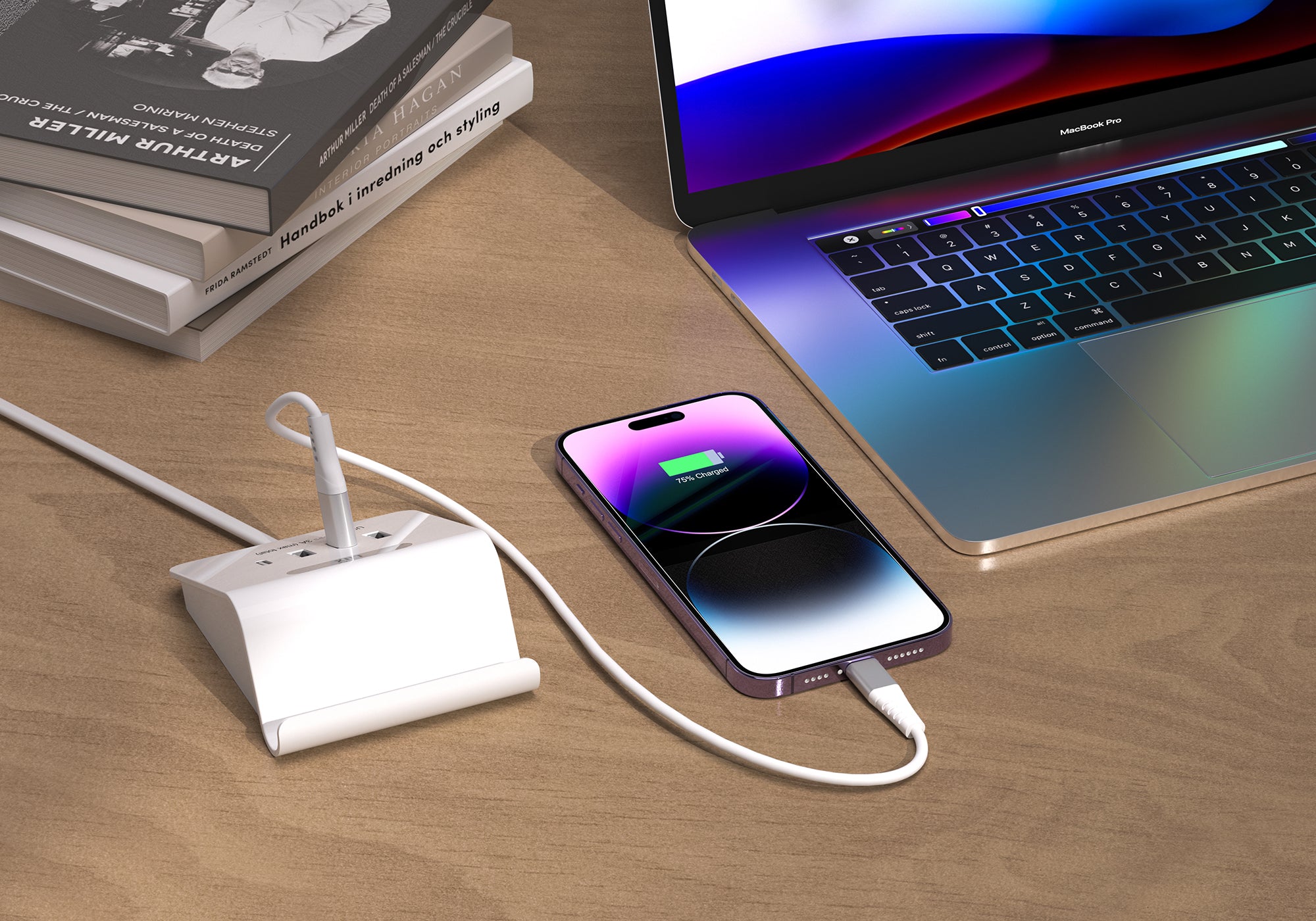 Desktop Charger 3 USB-A Ports and 1 USB-C Port