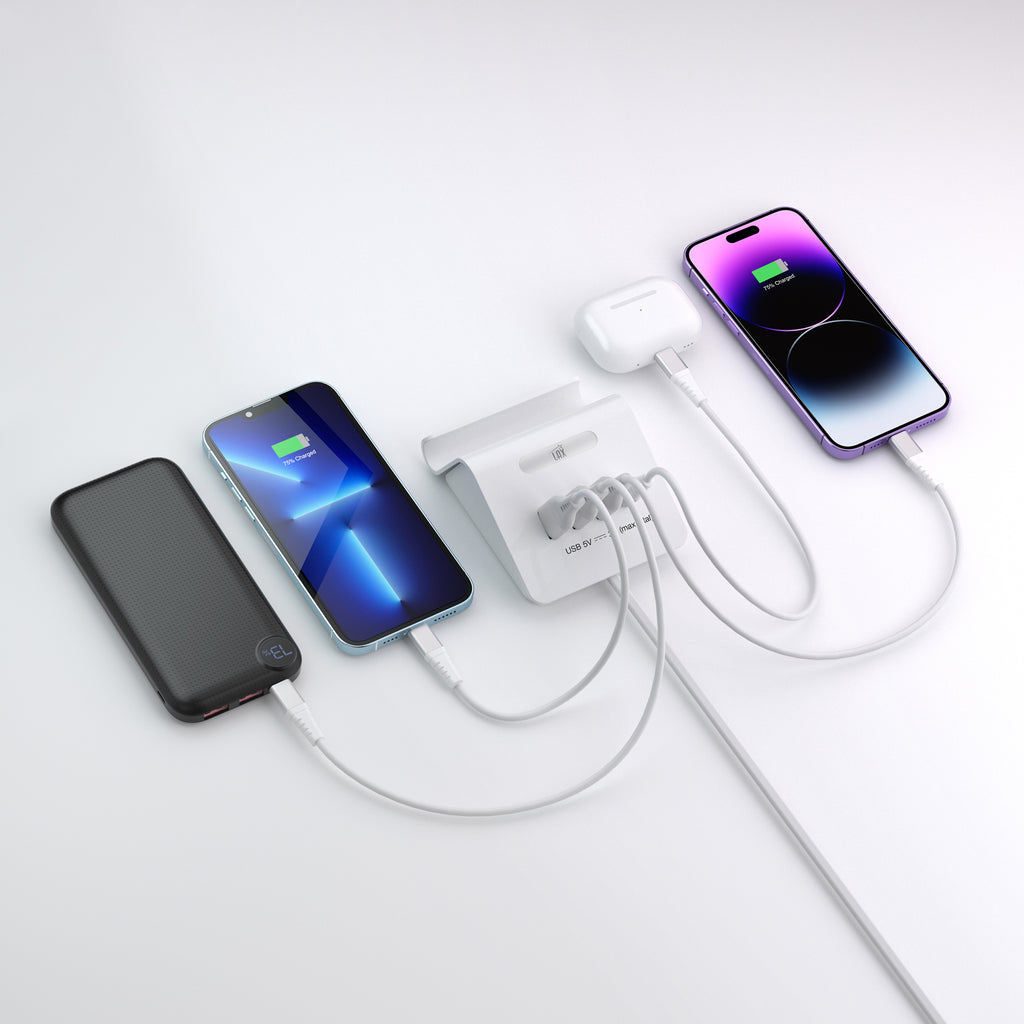 Desktop Charger 3 USB-A Ports and 1 USB-C Port