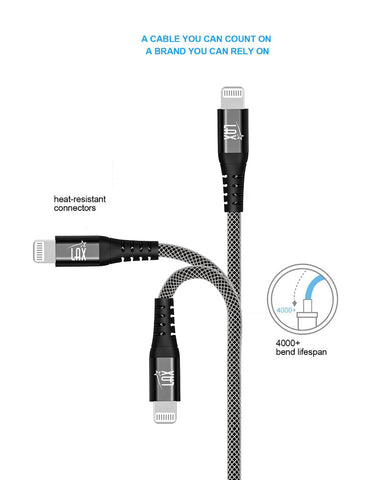 USB C to Lightning Cable [ Apple Mfi Certified]