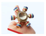 Luxury Metalic Fidget Spinner Anxiety and Stress Reliever Toy - Gold