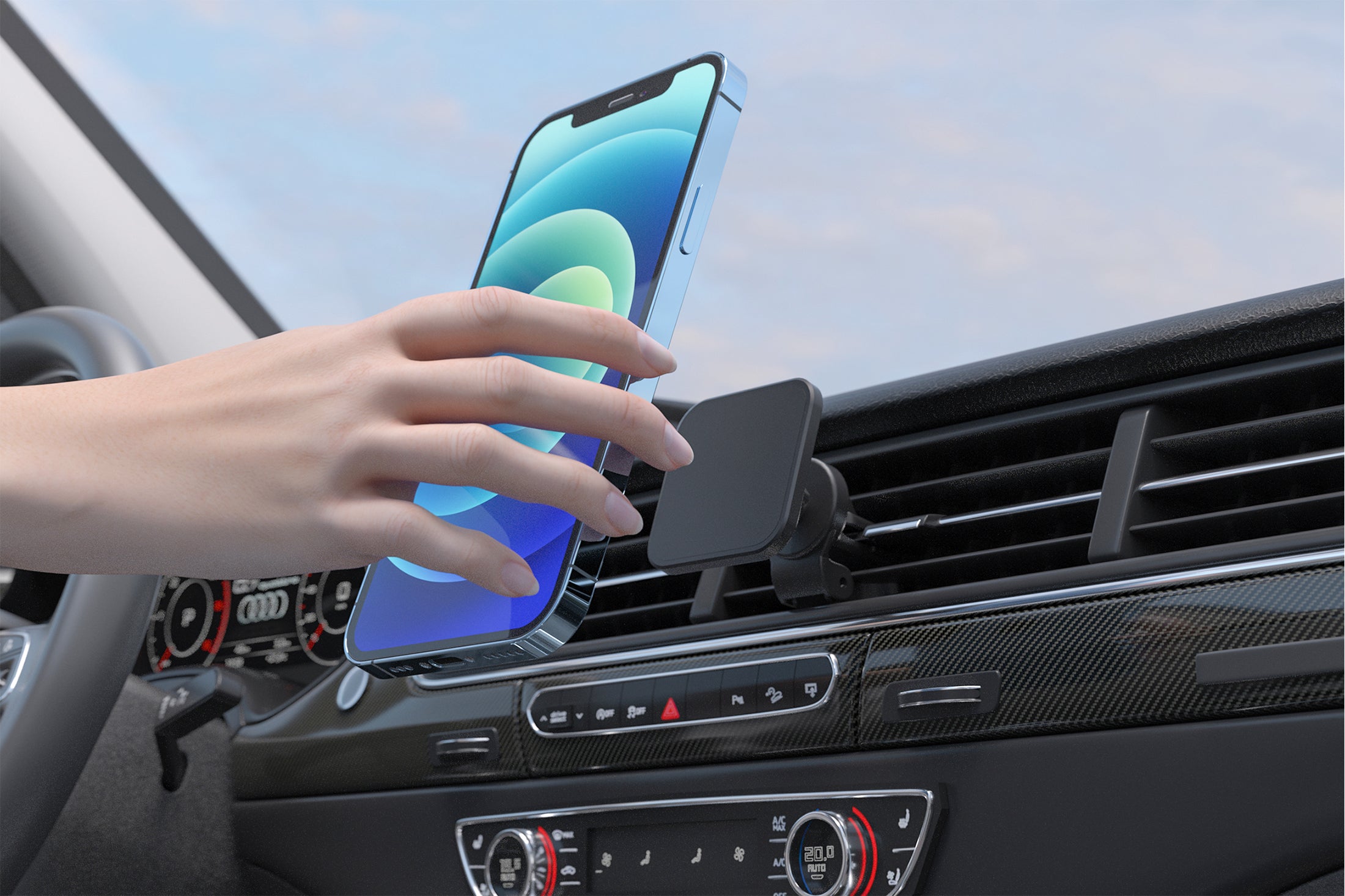 MagSafe compatible Dashboard Mount