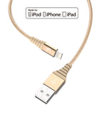 Heavy Duty Braided Nylon Apple MFi Certified Lightning to USB Cable