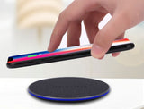 Wireless Charger Fabric Qi Wireless Charger Fast Charging Pad for iPhone Samsung and More