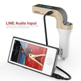 Bluetooth USB Charger Car Kit Handsfree FM Transmitter Radio MP3 AUX Player