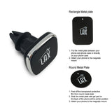 Car Mount, LAX Magnetic Air Vent Mount with Secure Technology Holder for Smartphones, iPhone