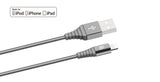 Heavy Duty Braided Nylon Apple MFi Certified Lightning to USB Cable