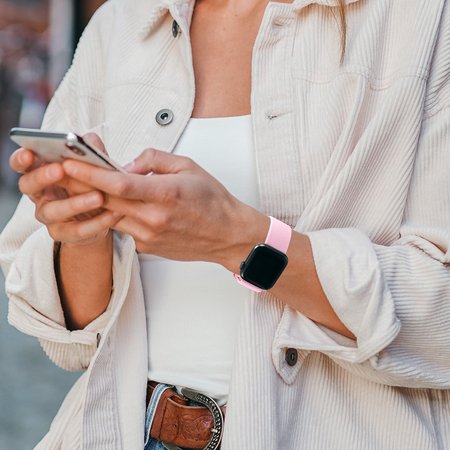 LAX Apple Watch Nylon Mesh Band