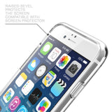 LAX Gadgets Case Protective Clear Scratch-Resistant Cover for iPhone 6 (4.7-Inch) - Retail Packaging - Clear