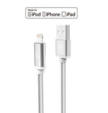 Apple MFi Certified Durable Braided Nylon Lightning to USB Cable for iPhone and iPad