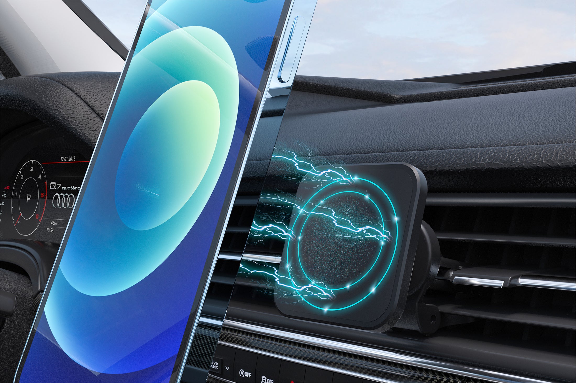 MagSafe compatible Dashboard Mount