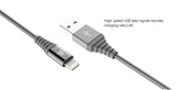 Heavy Duty Braided Nylon Apple MFi Certified Lightning to USB Cable