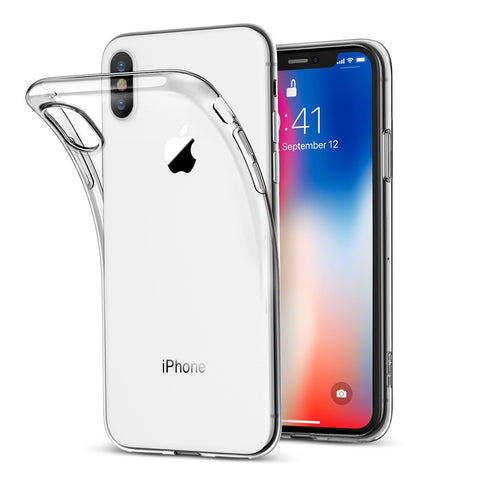 iPhone X Clear Flexible Case for protection and grip