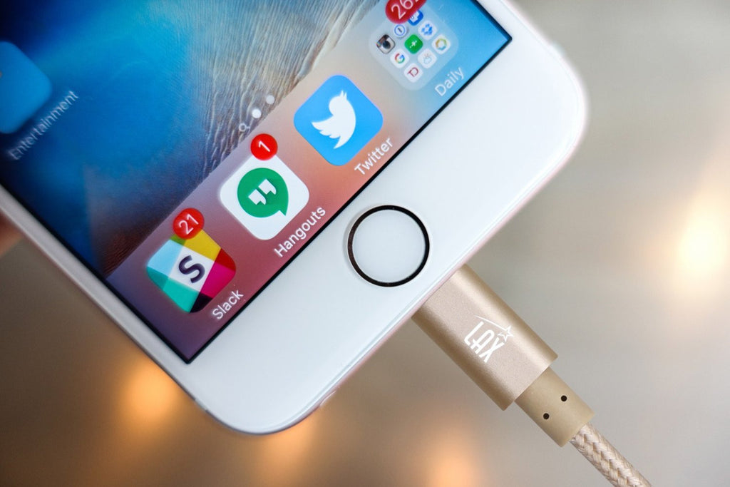 [2 Pack] LAX 10ft Long Apple MFi Certified iPhone Charger - Durable Braided Iphone Cord for iPhone 6s / 6s Plus / 6 / 6 Plus / 5s / 5c / 5 / iPad Air 2 / Air / Mini 4 / 3 / 2 / Pro / (Gold)