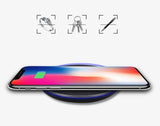 Wireless Charger Fabric Qi Wireless Charger Fast Charging Pad for iPhone Samsung and More