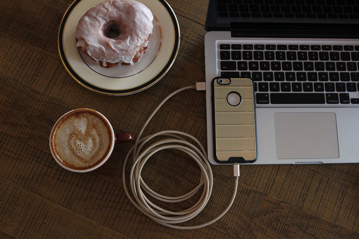 [2 Pack] LAX 10ft Long Apple MFi Certified iPhone Charger - Durable Braided Iphone Cord for iPhone 6s / 6s Plus / 6 / 6 Plus / 5s / 5c / 5 / iPad Air 2 / Air / Mini 4 / 3 / 2 / Pro / (Gold)