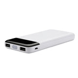 LAX Vegan Leather Power Bank - 12000mAh Battery Backup, Ultra Slim Design - Portable Charger Compatible with iPhone 11, 11 Pro, 11 Pro Max, X, XS Max, Samsung Galaxy S10, S9, More