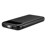 LAX Vegan Leather Power Bank - 12000mAh Battery Backup, Ultra Slim Design - Portable Charger Compatible with iPhone 11, 11 Pro, 11 Pro Max, X, XS Max, Samsung Galaxy S10, S9, More