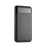 LAX Vegan Leather Power Bank - 12000mAh Battery Backup, Ultra Slim Design - Portable Charger Compatible with iPhone 11, 11 Pro, 11 Pro Max, X, XS Max, Samsung Galaxy S10, S9, More