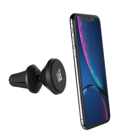 LAX Premium Magnetic Air Vent Car Mount Phone Holder for iPhone, Samsung, Smartphone