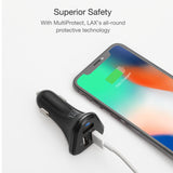 LAX 3-Port USB Car Charger