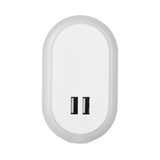 LAX Wall Charger Night Light Dual USB Charger